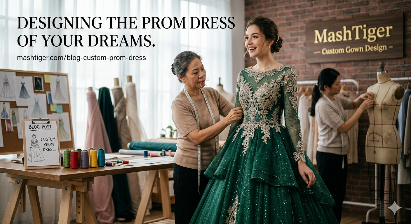 Custom prom dress made to measure