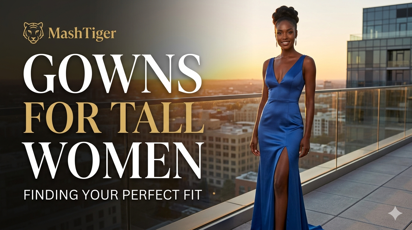 Formal gowns for tall women — made to measure