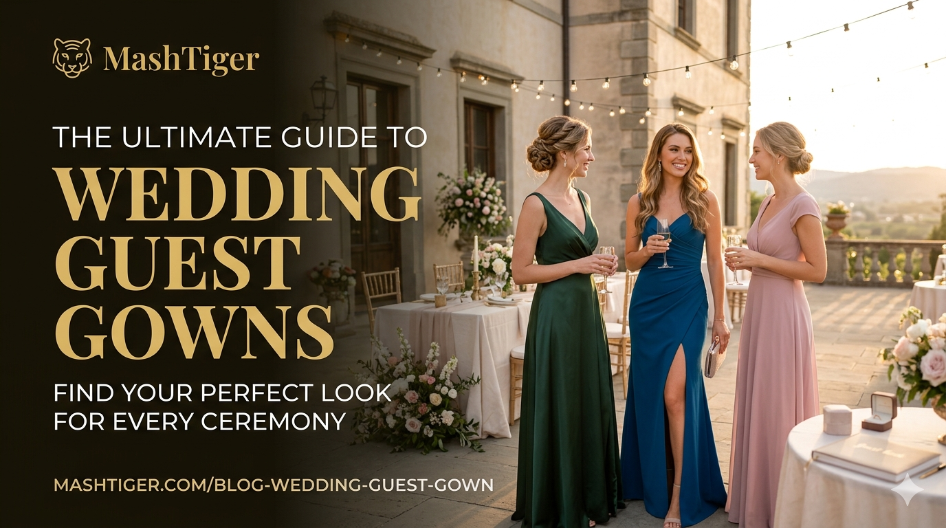 What to wear as a wedding guest — formal gown guide