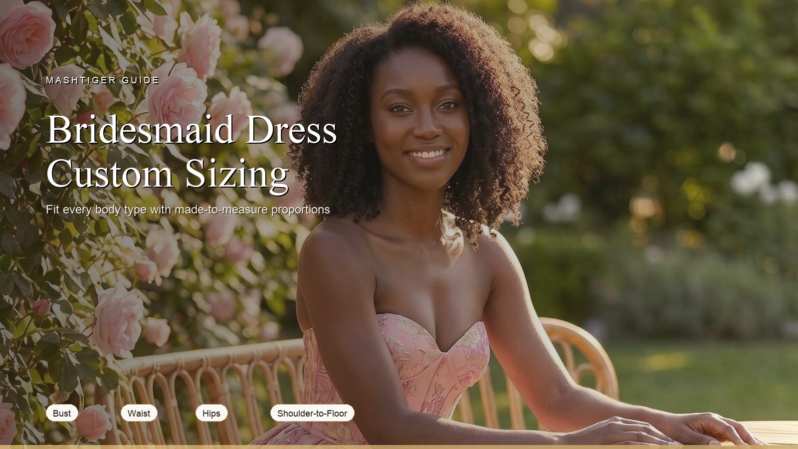 bridesmaid dress custom sizing group fit guide mixed body types