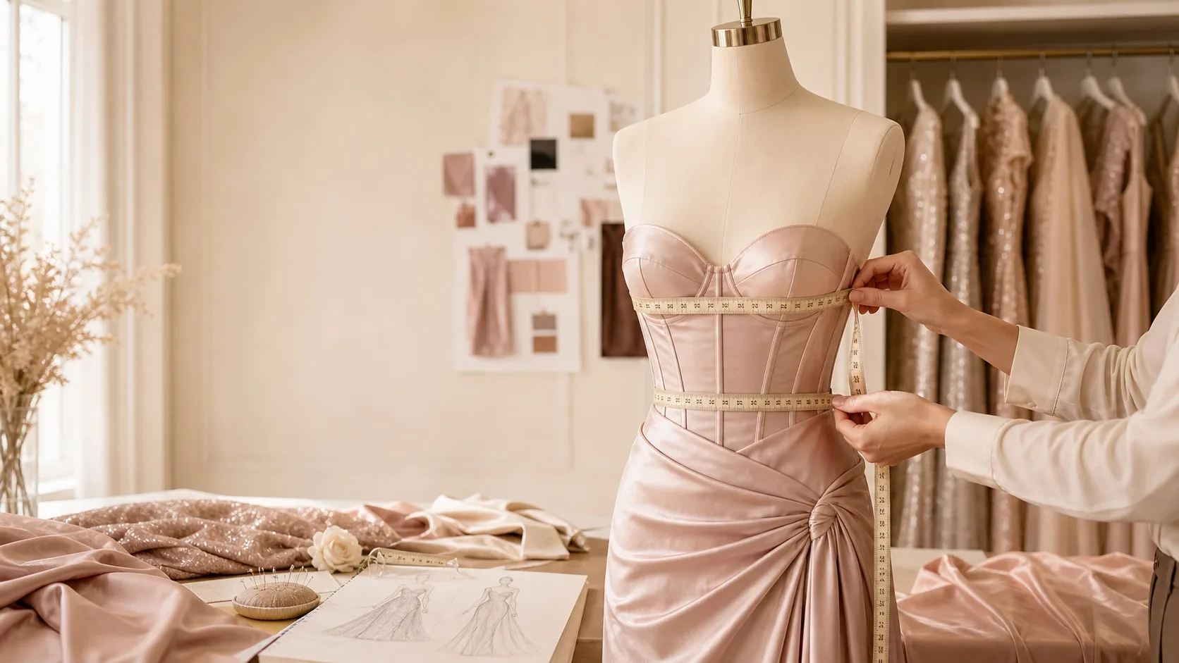 How to Measure Yourself for a Custom Gown