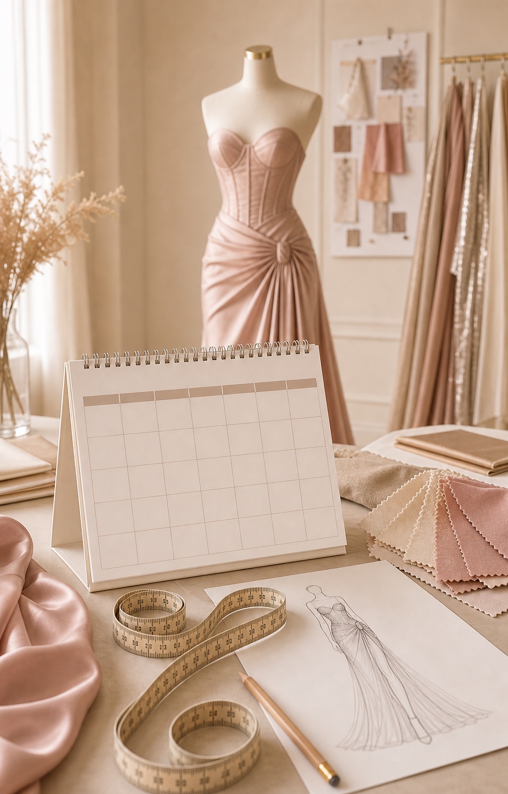 custom prom dress timeline planning 4 to 6 weeks ahead