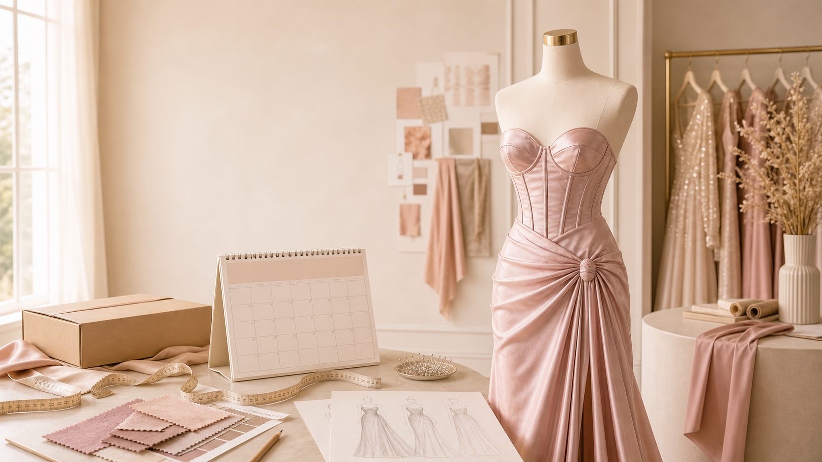custom prom dress timeline planning 4 to 6 weeks ahead