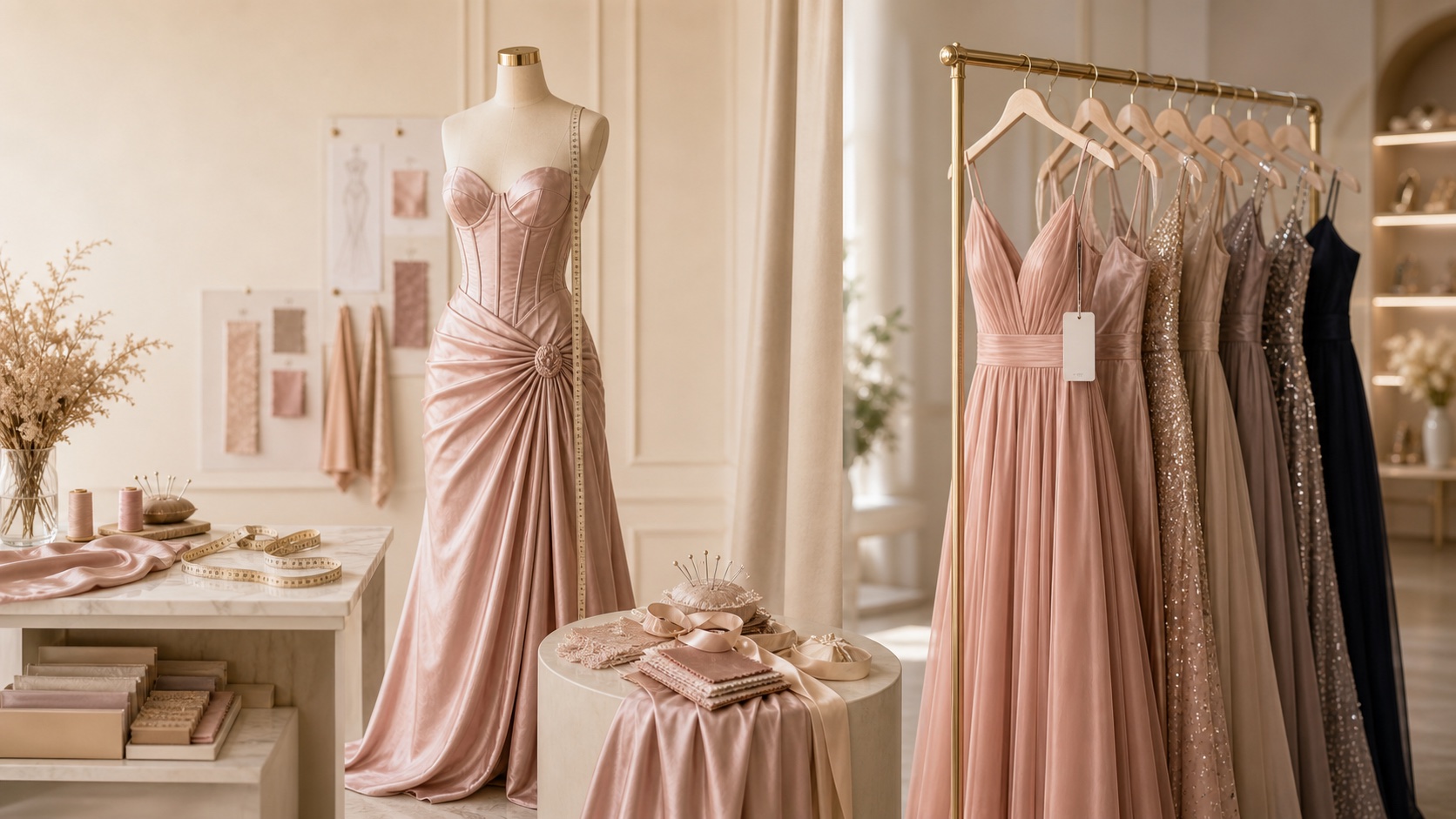 custom dress vs ready made comparison prom gown fitting and tailoring
