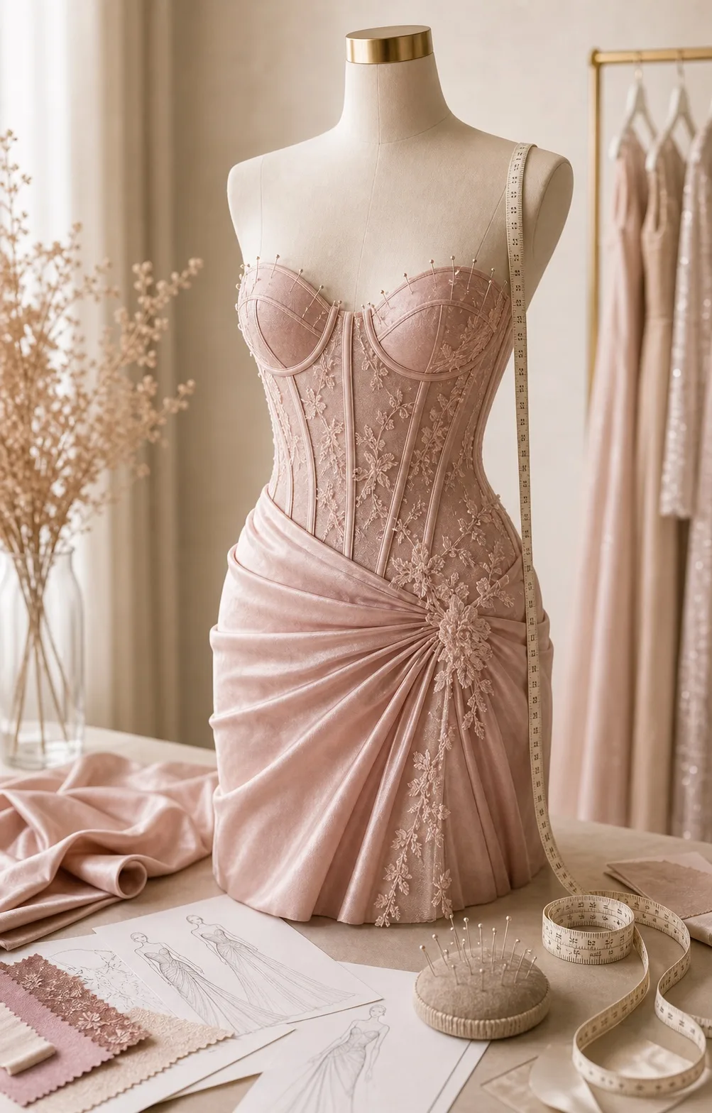 custom prom gown benefits fit precision corset lace evening dress