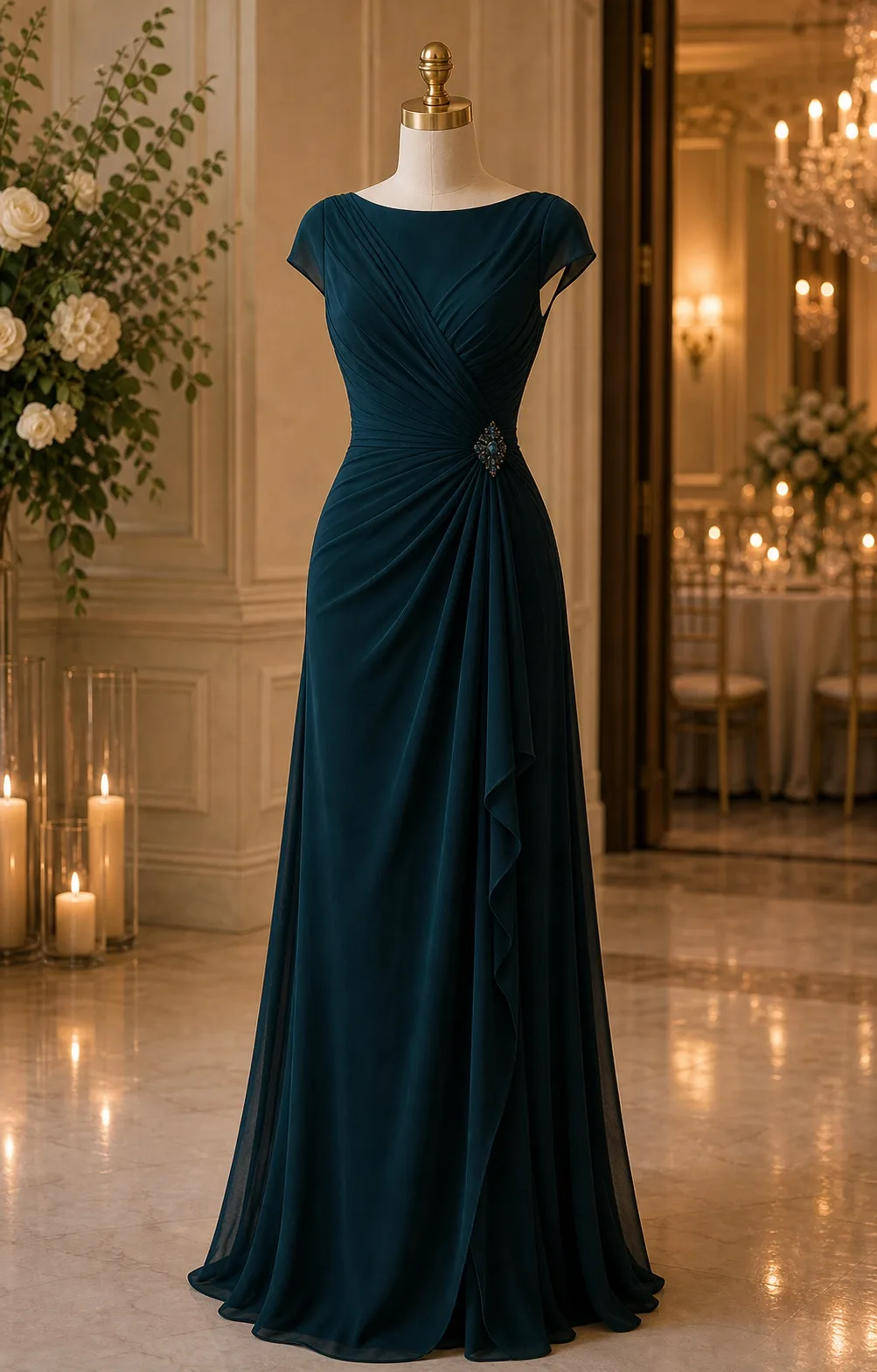 wedding guest gown floor length formal black tie dress guide