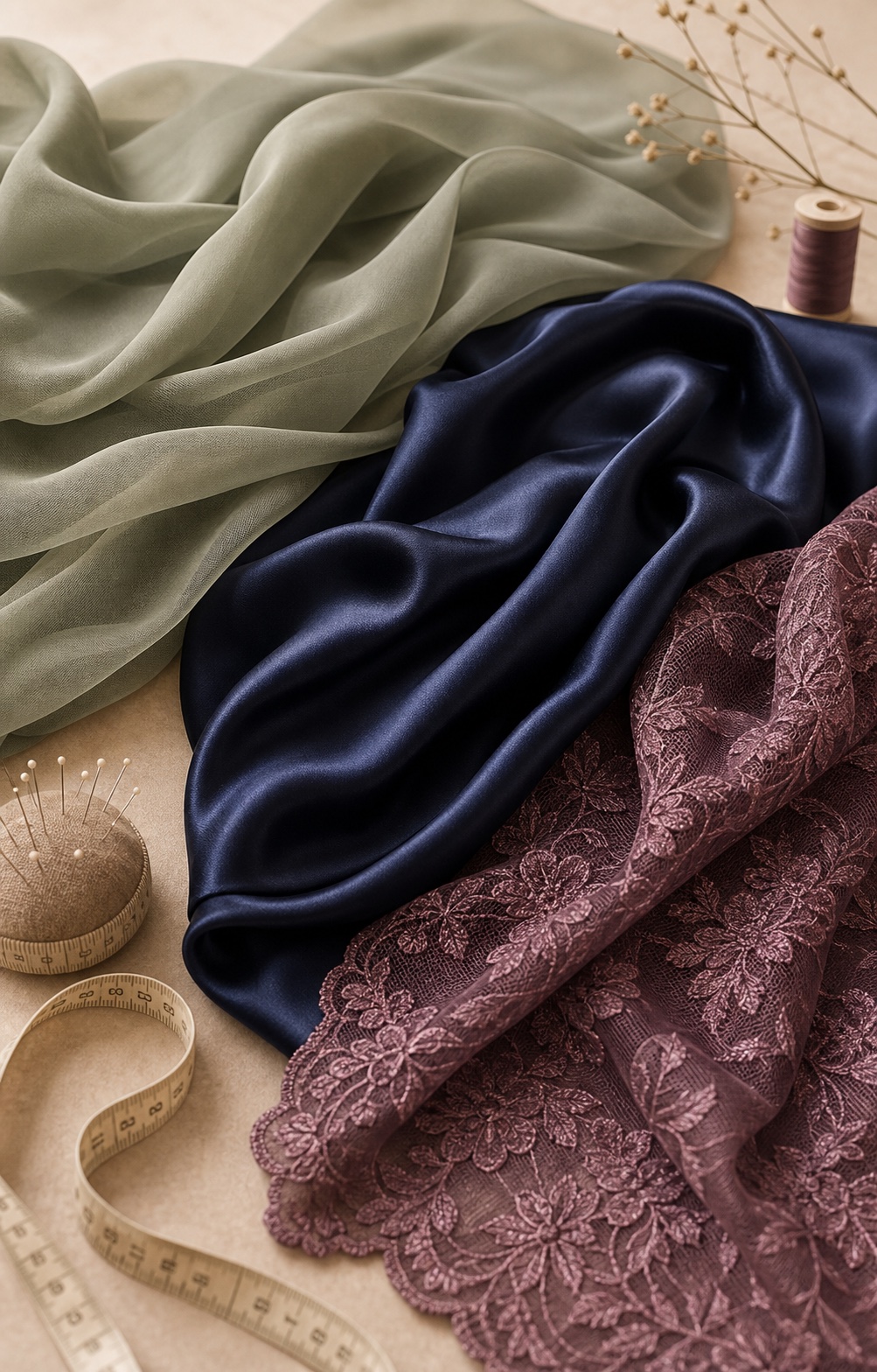 wedding guest gown fabrics chiffon satin lace by season